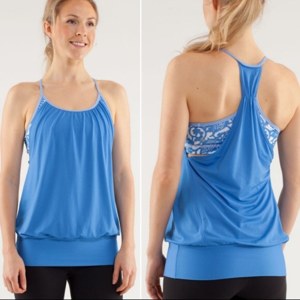 Lulu lemon workout tank with built in sports bra